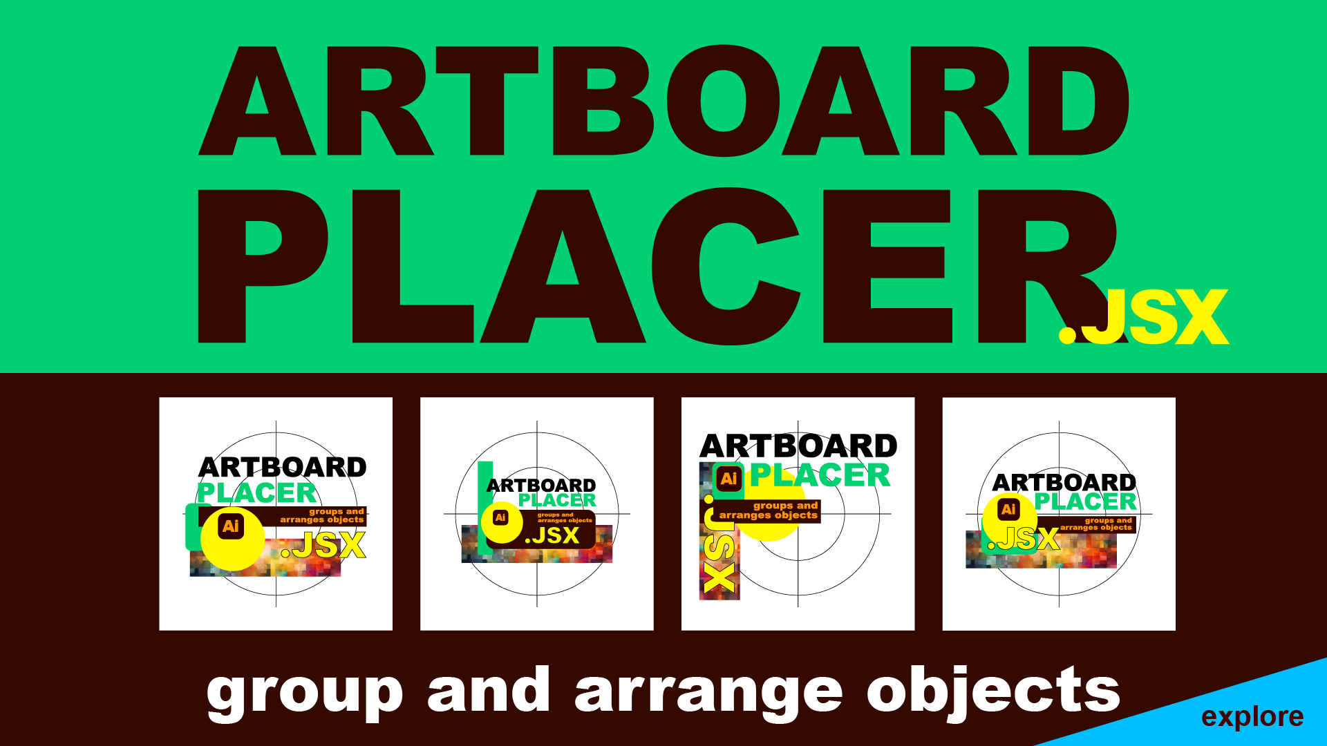 Artboard Placer — group and arrange objects